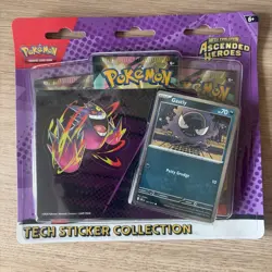 Mega Evolution: Ascended Heroes Tech Sticker Collection - Gastly Pokemon TCG - Image 1