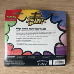 Mega Evolution: Ascended Heroes Tech Sticker Collection - Gastly Pokemon TCG - Image 2