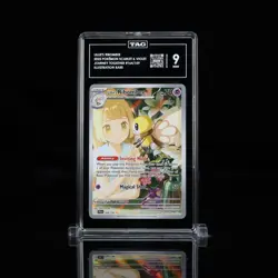 2025 Pokemon Lillie's Ribombee #164/159 Journey Together TAG 9 Mint - Image 1