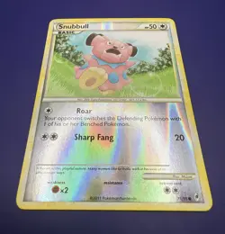 ⚡Snubbull 71/95 Common Reverse Holo Pokemon Call of Legends LP 2011 - Image 1