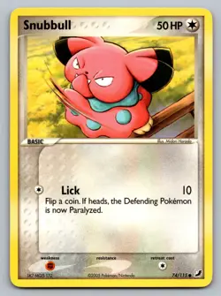 Pokemon TCG Unseen Forces Snubbull 74/115 - Image 1