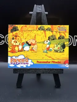 Pokemon TCG Topps Peacemaker Pikachu 46 Blue Label Pikachu’s Vacation Regular MP - Image 2