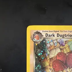 Pokemon TCG Dark Dugtrio 6/82 Team Rocket Holo Rare Unlimited 50 HP - Image 3