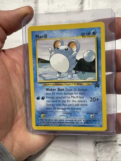 2000 Pokemon Promos - Wizards Black Star Marill 29 Vintage Nintendo WOTC TCG NM - Image 2