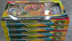 Lot of 4 Pokemon TCG - Incineroar ex & Torterra ex Special Collection - NEW - Image 3