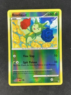 2009 Pokemon Supreme Victors Roselia Reverse Holo #123/147 Common - Image 1