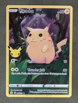 Pikachu 005/025 Pokemon TCG Holo Rare Celebrations Near Mint - Image 1