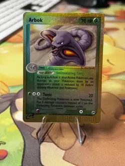 Pokemon TCG Arbok 29/100 Reverse Holo EX Sandstorm Ereader - Image 1