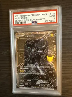 2021 Pokemon Celebrations Zekrom Full Art Classic Collection PSA 9 Mint #114 - Image 2