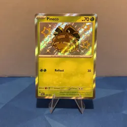 Pineco 099/091 SV Paldean Fates Holo Baby Shiny Rare Pokemon TCG - Image 1