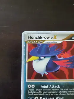 Pokemon Honchkrow LV.X 132/132 Secret Wonders Holo Rare - Image 3