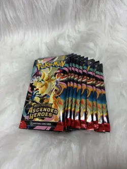 Pokemon TCG Ascended Heroes (x10) Booster Pack Lot SEALED IN HAND! SAME DAY SHIP - Image 3