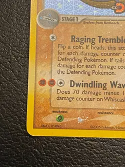 Pokemon TCG - Whiscash #28/107 - EX Deoxys - STAMPED - Reverse Holo - MP - Image 5