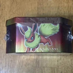 Pokemon TCG: Elemental Power Tin Flareon GX + 4 Packs (Sun & Moon) SEALED 820650806490 - Image 2