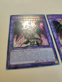 2x Red-Eyes Dark Dragoon MP20-EN249 Ultra Rare 1st Edition LP - Image 2