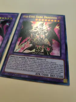 2x Red-Eyes Dark Dragoon MP20-EN249 Ultra Rare 1st Edition LP - Image 3