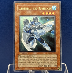Yugioh Elemental Hero Bubbleman CRV-EN014 Ultimate Rare 1st Edition NM - Image 1