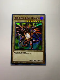 Yugioh - Red-Eyes Black Dragon - Ultra (Purple) - 1st - LDS1-EN001 - NM - Image 1
