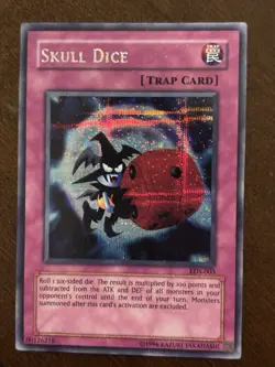 Yu-Gi-Oh! TCG Skull Dice Trap EDS-003 Holo - Image 1