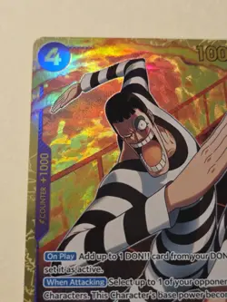 One Piece TCG Mr.2. Bon. Kurei (Bentham) EB01-061 SEC PRB02 Secret Rare English - Image 3