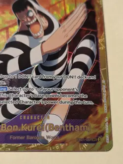 One Piece TCG Mr.2. Bon. Kurei (Bentham) EB01-061 SEC PRB02 Secret Rare English - Image 5