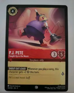 Disney Lorcana TCG - Fabled: P.J. Pete (114/204) - Common - Near Mint - Image 1