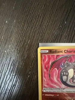 Radiant Charizard 11/78 Pokemon GO Radiant Rare Holo Pokemon Card – Raw NM - Image 5