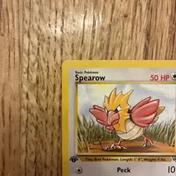 Pokemon TCG Jungle Spearow Card 62/64 Regular Common 1st Edition - Image 2