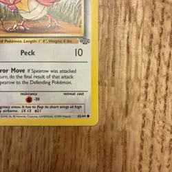 Pokemon TCG Jungle Spearow Card 62/64 Regular Common 1st Edition - Image 4