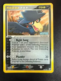 MURKROW 30/115 EX UNSEEN FORCES ENGLISH POKEMON CARD TCG HOLO - Image 1
