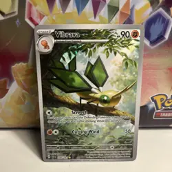 Pokemon TCG Vibrava Illustration Rare Card Surging Sparks Series 206/191 - Image 1