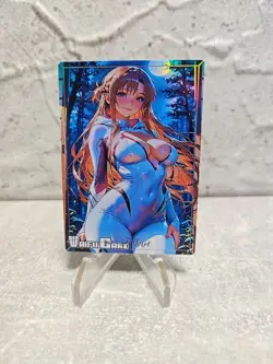 20 mal Trading Card Waifu Goddess Story Anime Girl holo Karte Manga Full Art - Image 2