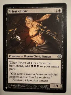 MTG - Priest of Gix The List - NM - Image 1