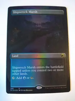 Shipwreck Marsh (Borderless) - Innistrad: Midnight Hunt (Foil) - #285 - MtG - Image 1