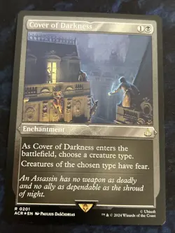 Cover of Darkness (Foil Etched) Universes Beyond: Assassin's Creed Foil NM-M - Image 1