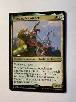 x1 Finneas, Ace Archer R MTG Bloomburrow M/NM, English - Image 1
