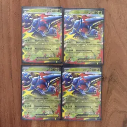 (4) Pokemon TCG Mega Heracross Ex Playset Double Rare Phantasmal Flames 004/094 - Image 1