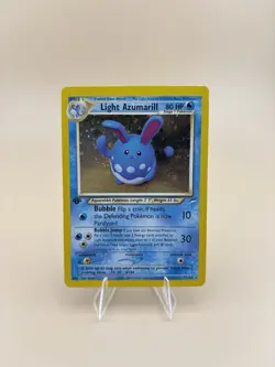 Pokemon Neo Destiny Light Azumarill 1st Edition Holo Rare Card 13/105 - Image 1