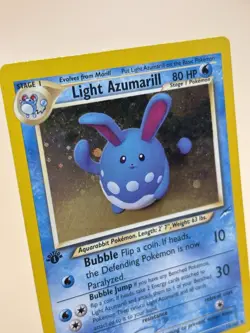 Pokemon Neo Destiny Light Azumarill 1st Edition Holo Rare Card 13/105 - Image 2