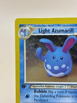 Pokemon Neo Destiny Light Azumarill 1st Edition Holo Rare Card 13/105 - Image 3