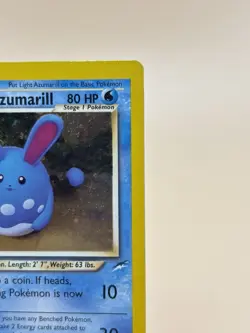 Pokemon Neo Destiny Light Azumarill 1st Edition Holo Rare Card 13/105 - Image 4