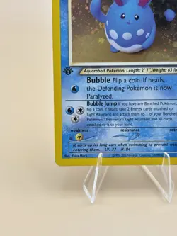 Pokemon Neo Destiny Light Azumarill 1st Edition Holo Rare Card 13/105 - Image 5