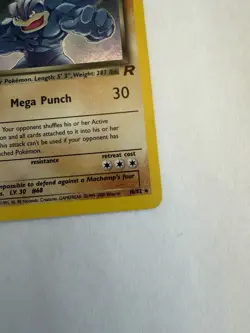 Pokemon Dark Machamp 1st Edition Holo Rare 10/82 Team Rocket 70 HP - Image 2