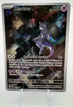 Mewtwo Holo Black Star Promo Card SVP052 52 TCG Pokemon Full Art - Image 1