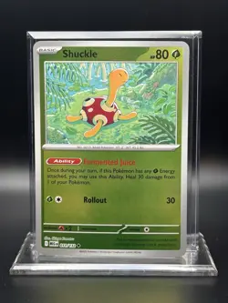 2025 Pokemon Mega Evolutions - Shuckle Reverse Holo No. 11/132 - Image 1