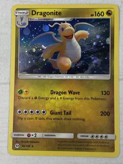 Dragonite - 96/149 HD Cosmos Holo Promo Pokemon TCG NM - Image 1