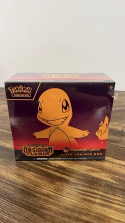 Pokemon Center Obsidian Flames Elite Trainer Box Sealed But Slightly Opened - Image 1