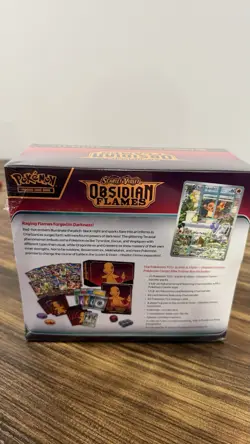 Pokemon Center Obsidian Flames Elite Trainer Box Sealed But Slightly Opened - Image 3