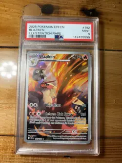 Pokemon SV 2025 Destined Rivals Dri En Blaziken #192/182 PSA 9 Mint - Image 1