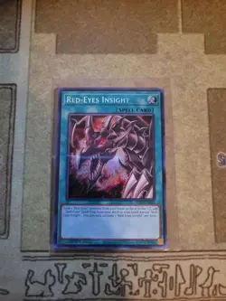 YUGIOH TCG RED-EYES INSIGHT RA03-EN061 SECRET 1ST EDITION NM - Image 1